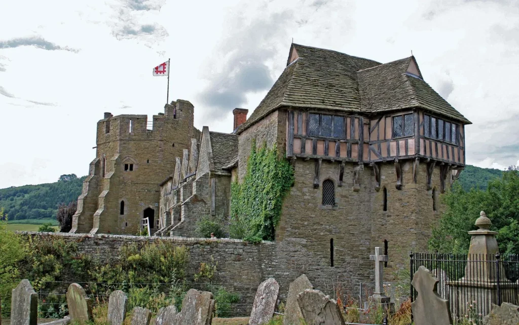 castle stokesay shropshire eng