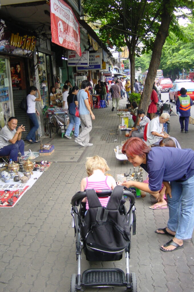 bangkok street scene