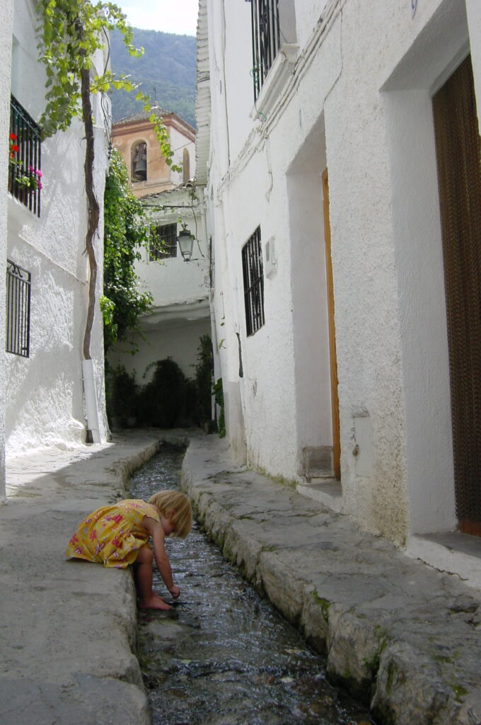 in the gutter